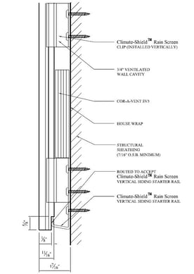 Rain Screen Siding Accessories