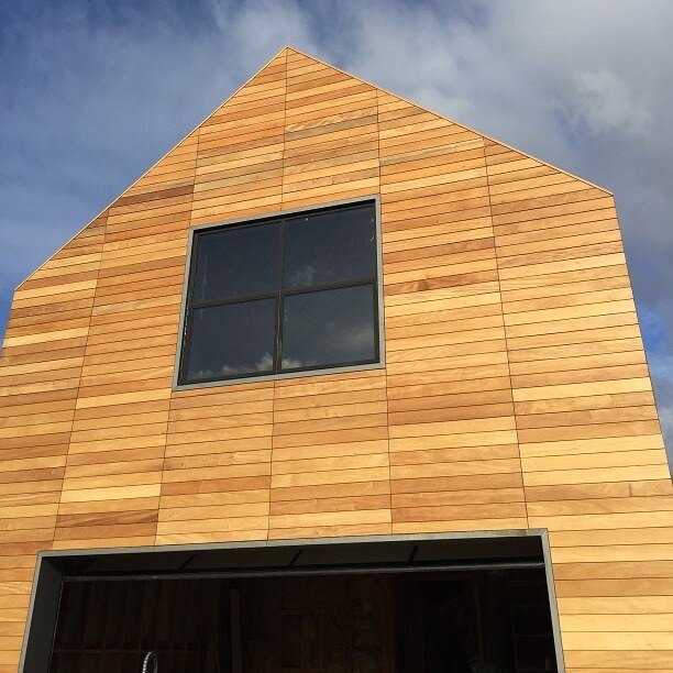 Climate-Shield Rain Screen System with Mataverde Garapa hardwood cladding -Hamptons, NY - Copy