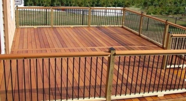 Garapa deck, railing and steps with Penofin sealer-1-1-1-1