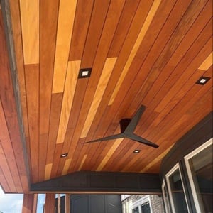 Garapa rainscreen soffits-1