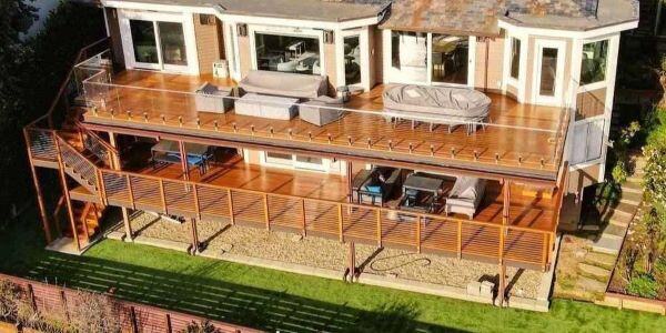 Ipe balcony Eurotec rooftop deck Larkspur 600x300