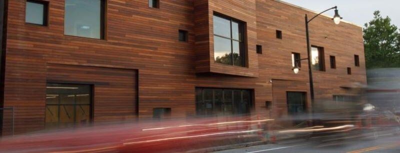 Climate-Shield Ipe wood rainscreen in Providence, RI by Mataverde