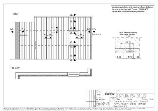 PURA Flush siding Vert O1 -Typical Vertical View