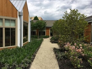 Vertical Garapa Wood Rainscreen siding at Christian Brothers Home Lasalle University Philadelphia