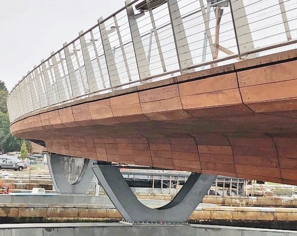 Ipe Decking Featured On Providence Pedestrian Bridge