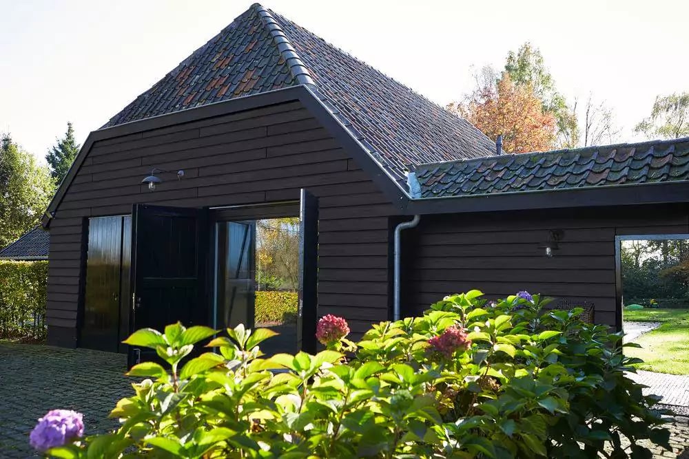 Trespa Pura siding Slate Ebony wood decor