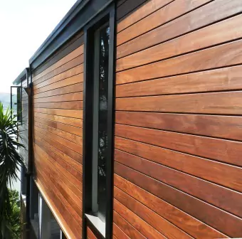 Why use wood rainscreen